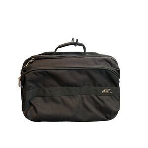 Samsonite Black Nylon Business Briefcase Bag With Multiple Compartments & Sturdy